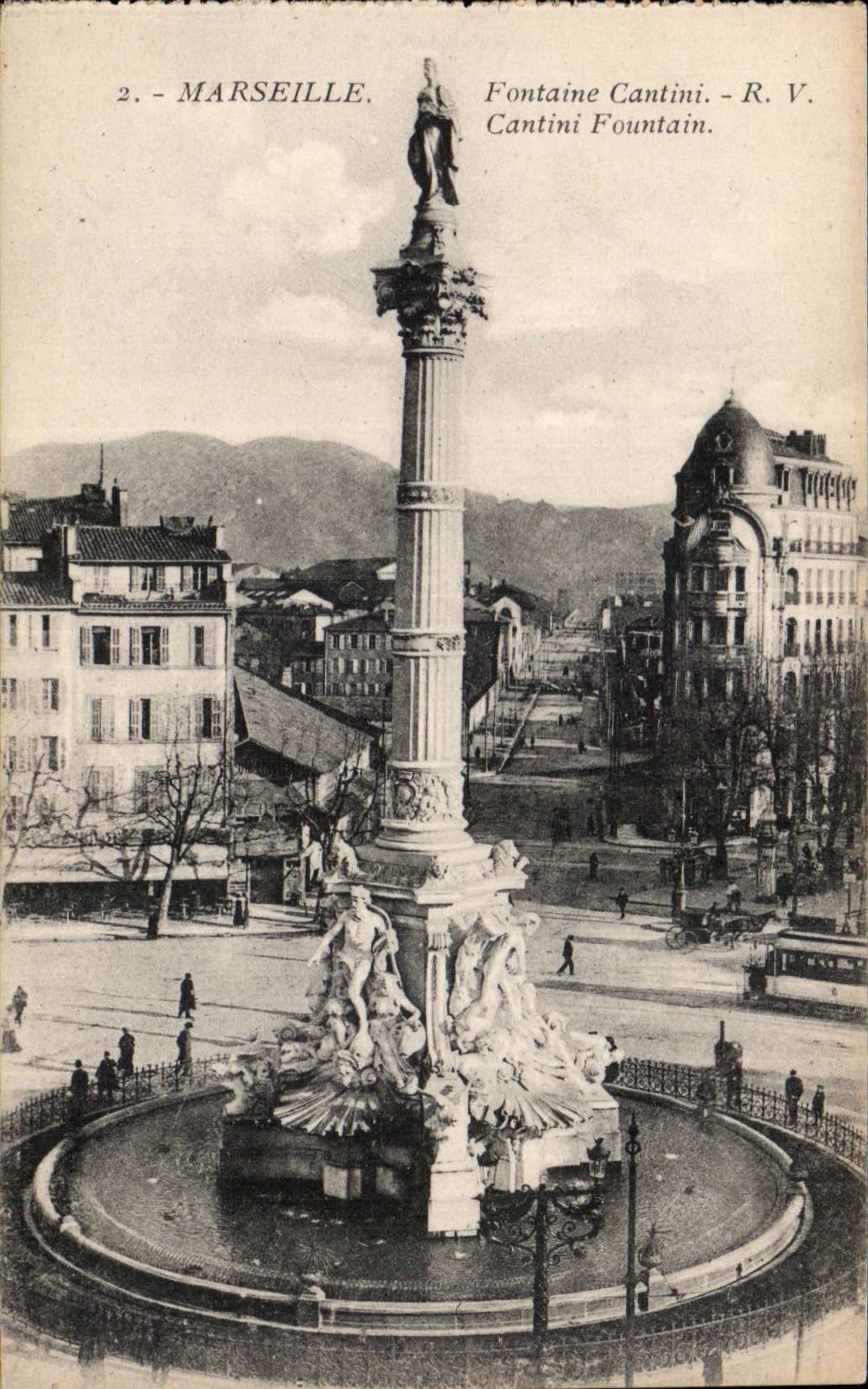 Marseille - Fontaine Cantini - CPA 