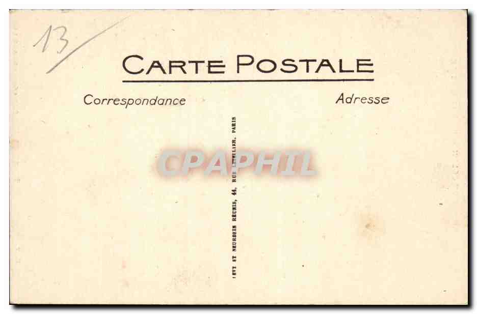Marseille - Exposition Coloniale - Tour de l'Afrique Occidentale - CPA  — Rückseite