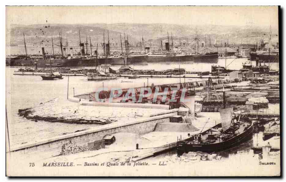 Marseille — Bassins et Quais de la Joliette — LL. Selgota