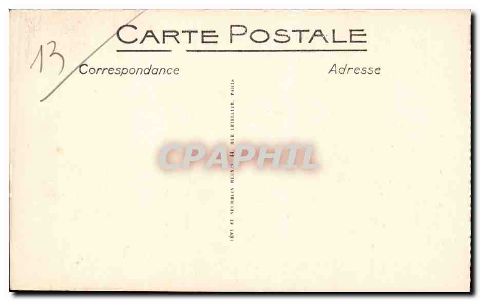 Marseille - Phare de la Désirade - Départ d'un Courrier - LL - Sélecta 311 — Rückseite