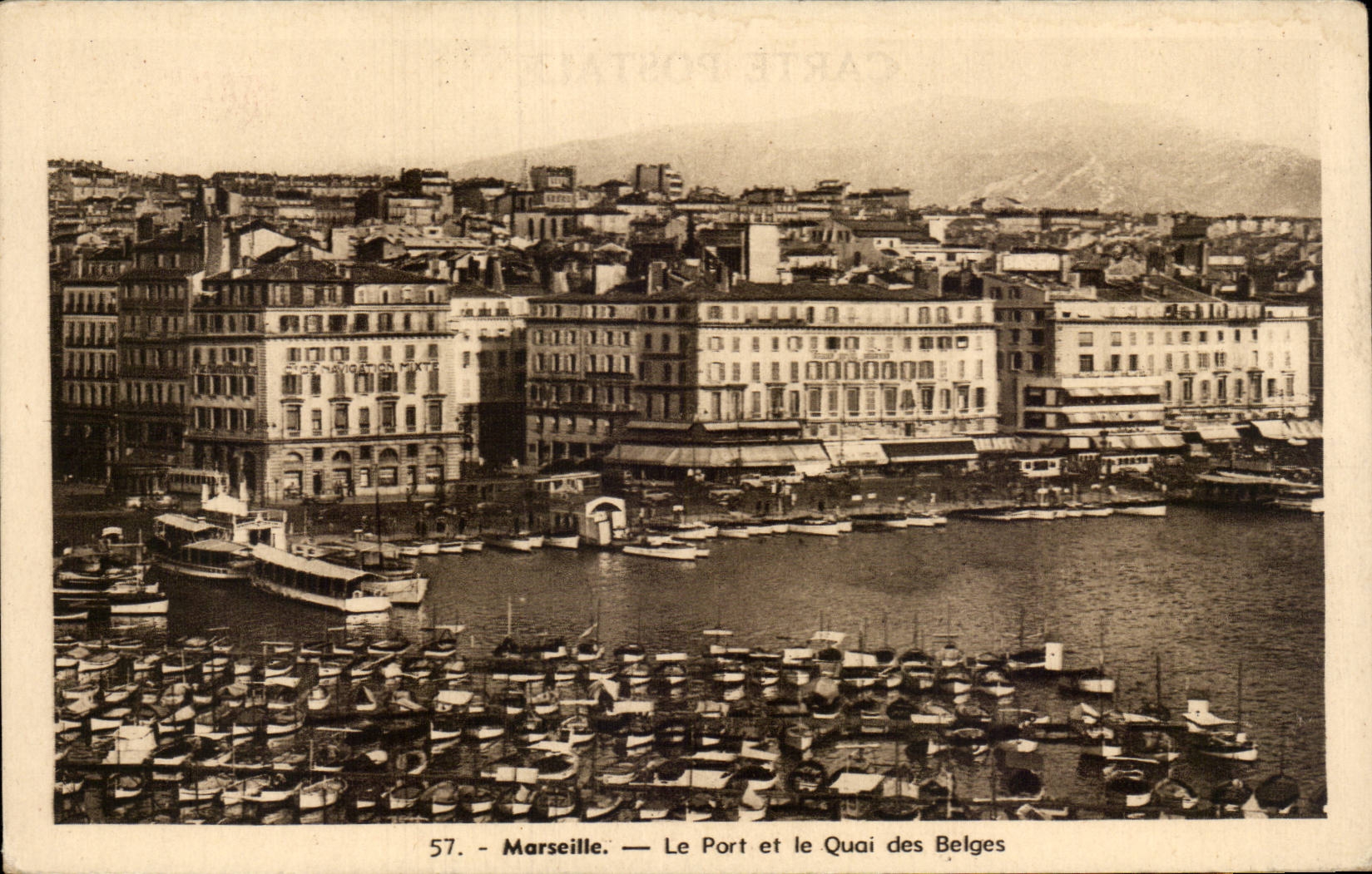 Marseille - Le Port et le Quai des Belges - CPA 