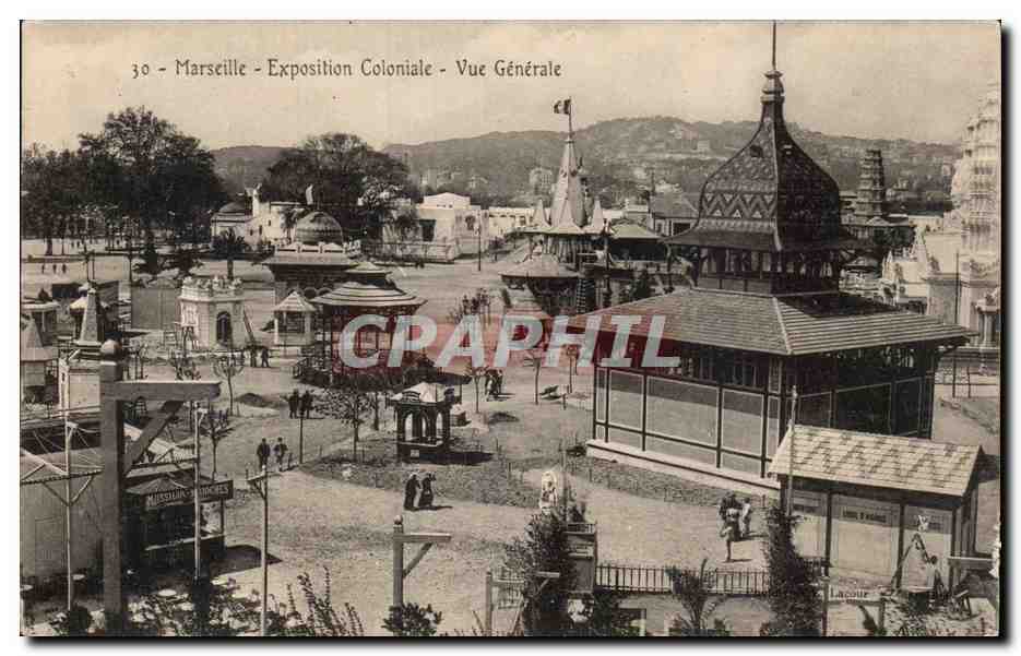 Marseille - Exposition Coloniale - Vue Générale — éditeur Labouré