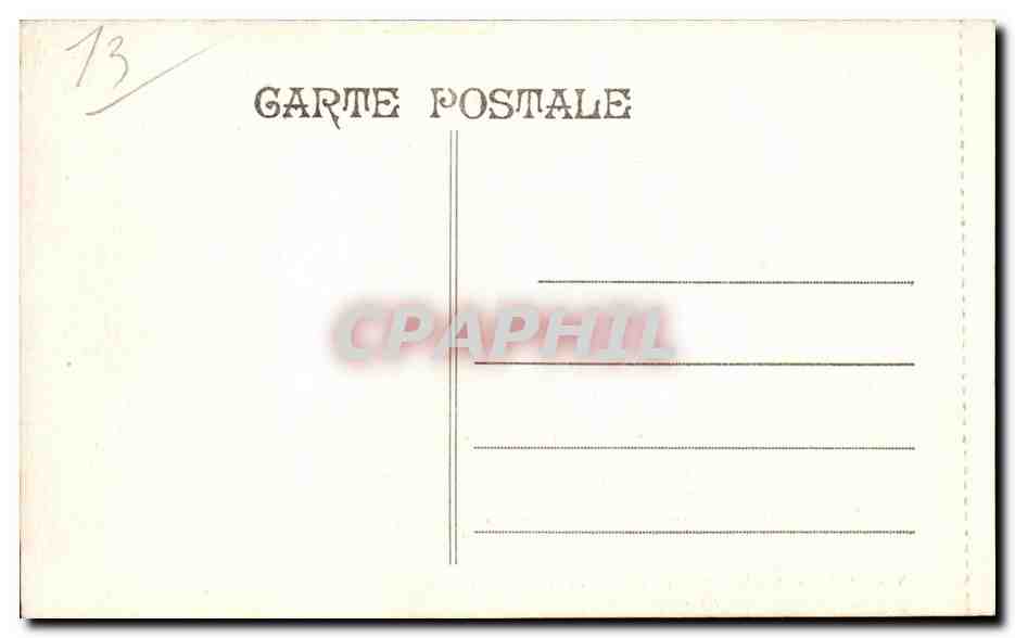 Marseille - Exposition Coloniale 1922 - Palais du Ministeres des Colonies - CPA  — Rückseite