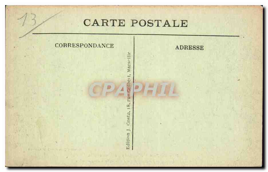 Marseille - Exposition Coloniale 1922 - Le Temple d'Angkhor - CPA  — Rückseite