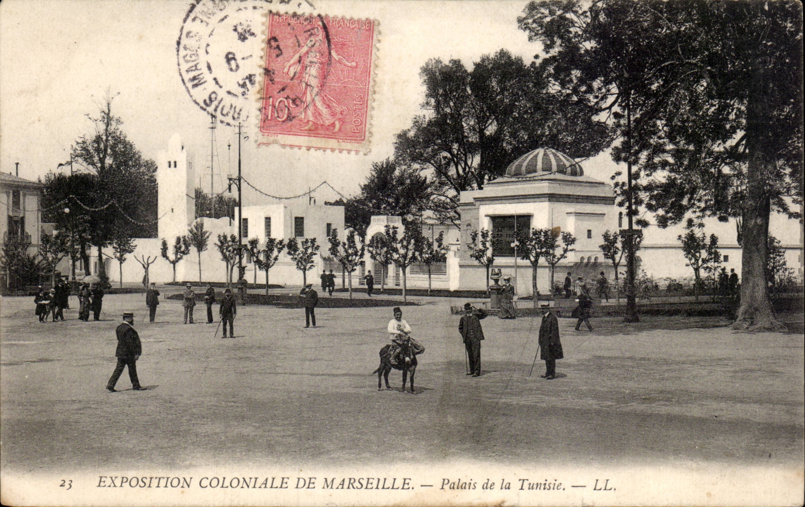 Marseille - Exposition Coloniale 1922 - Palais de la Tunisie Ane Donkey - CPA 