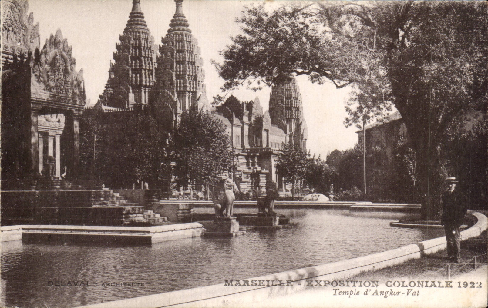 Marseille - Exposition Coloniale 1922 - Temple d'Angkor Vat - CPA 