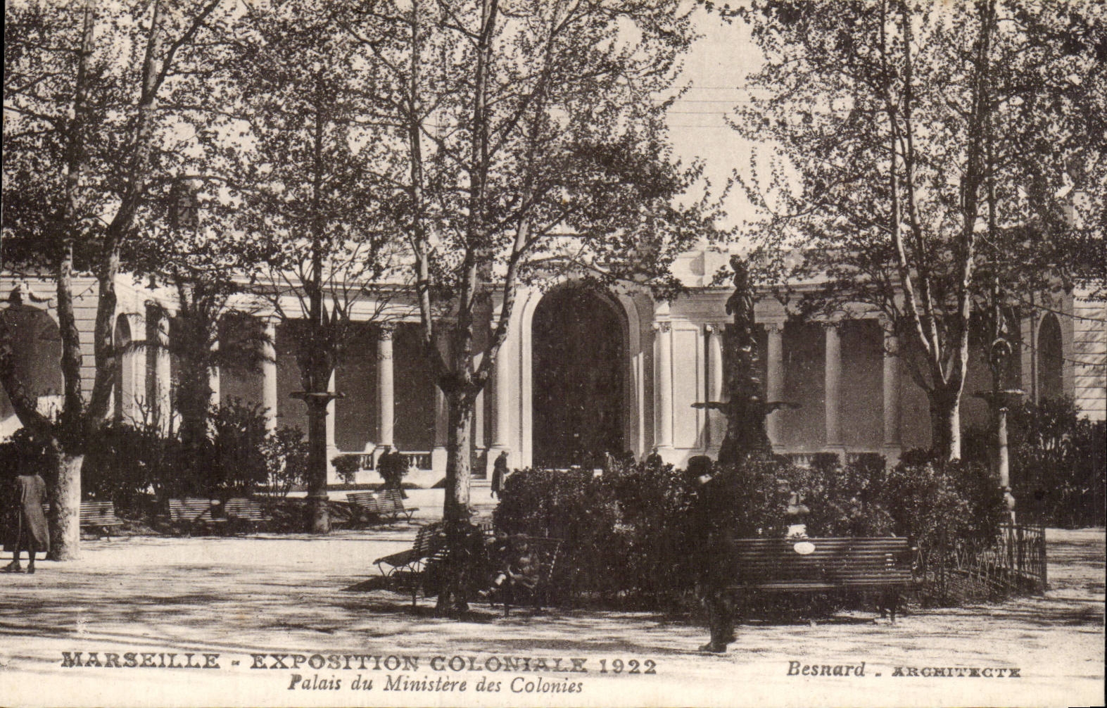 Marseille - Exposition Coloniale 1922 - Palais du Ministere des Colonies CPA 