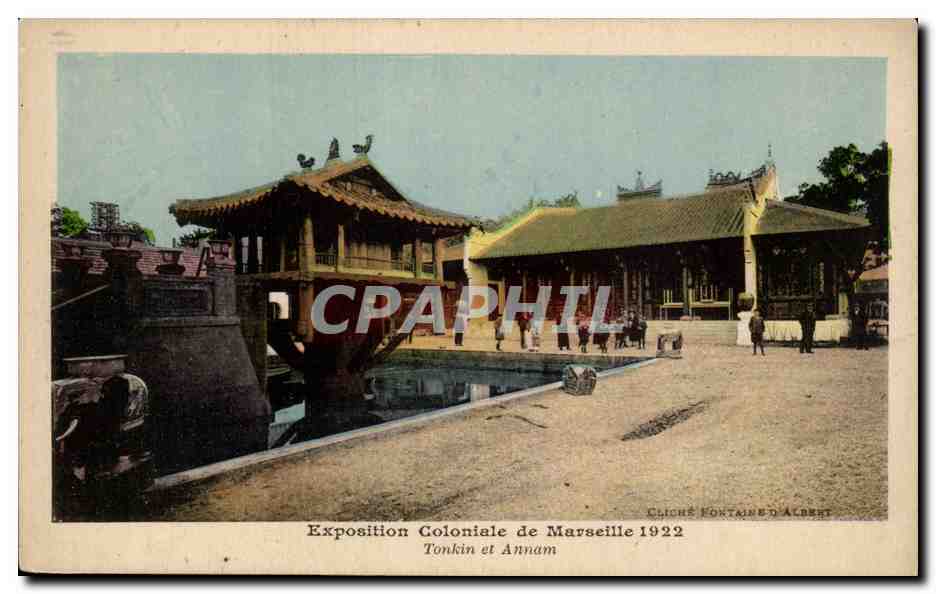 Marseille - Exposition Coloniale 1922 - Tonkin et Annam CPA 