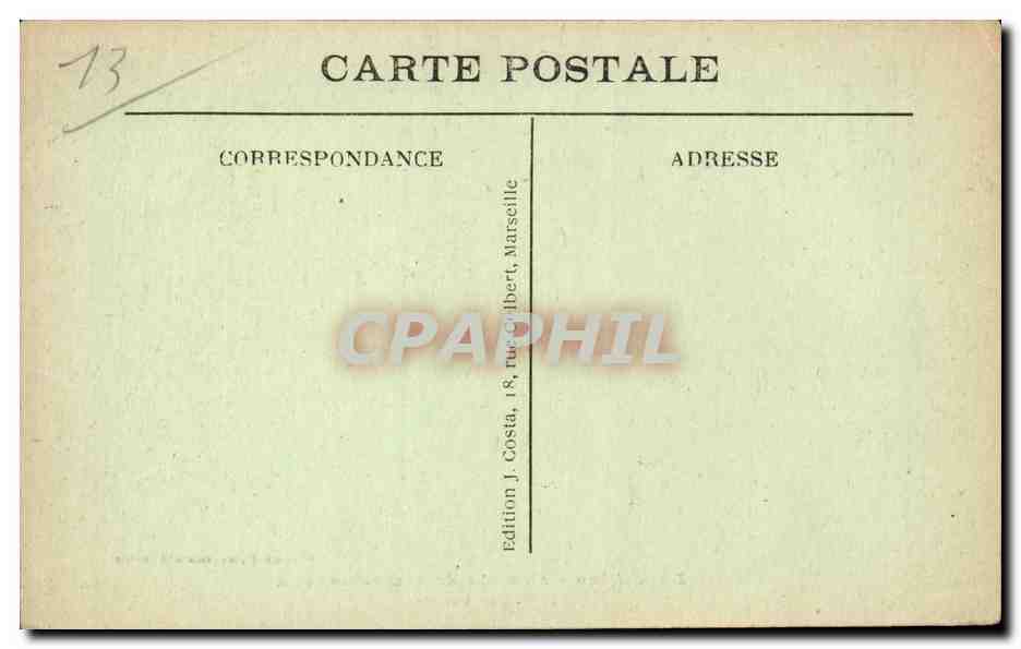 Marseille - Exposition Coloniale 1922 - Tonkin et Annam CPA  — Rückseite