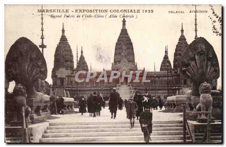 Marseille - Exposition Coloniale 1922 - Grand Palais de l'Indo Chine - China CPA 