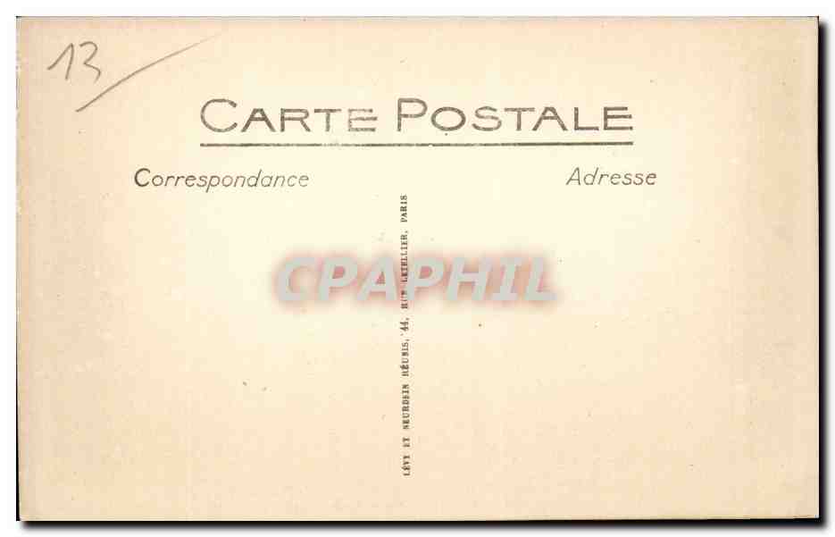 Marseille - Exposition Coloniale 1922 - Palais de l'Algerie CPA  — Rückseite