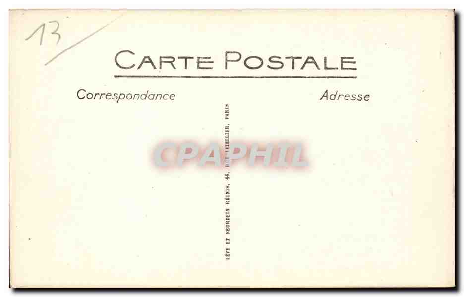 Marseille - Exposition Coloniale 1922 - Palais de Madagascar CPA  — Rückseite