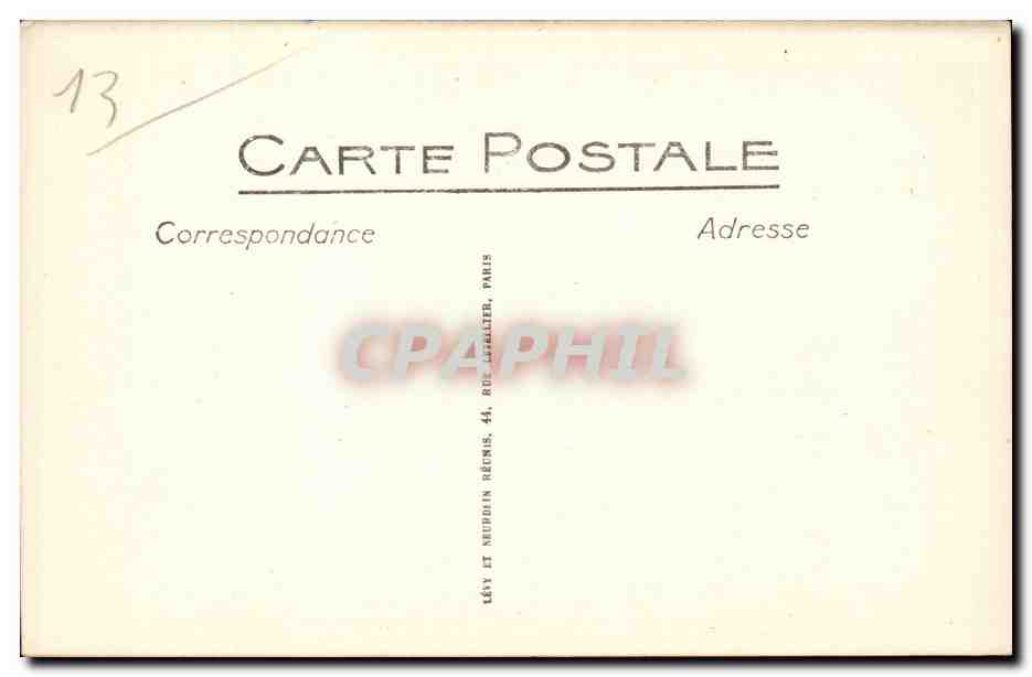 Marseille - Exposition Coloniale 1922 - L'Afrique Occidentale CPA  — Verso