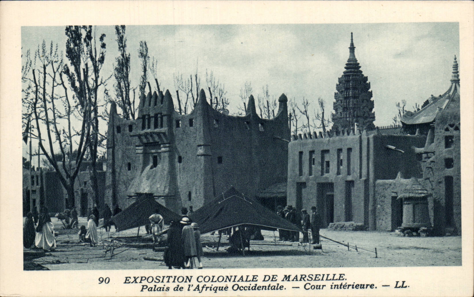 Marseille - Exposition Coloniale 1922 - L'Afrique Occidentale CPA 