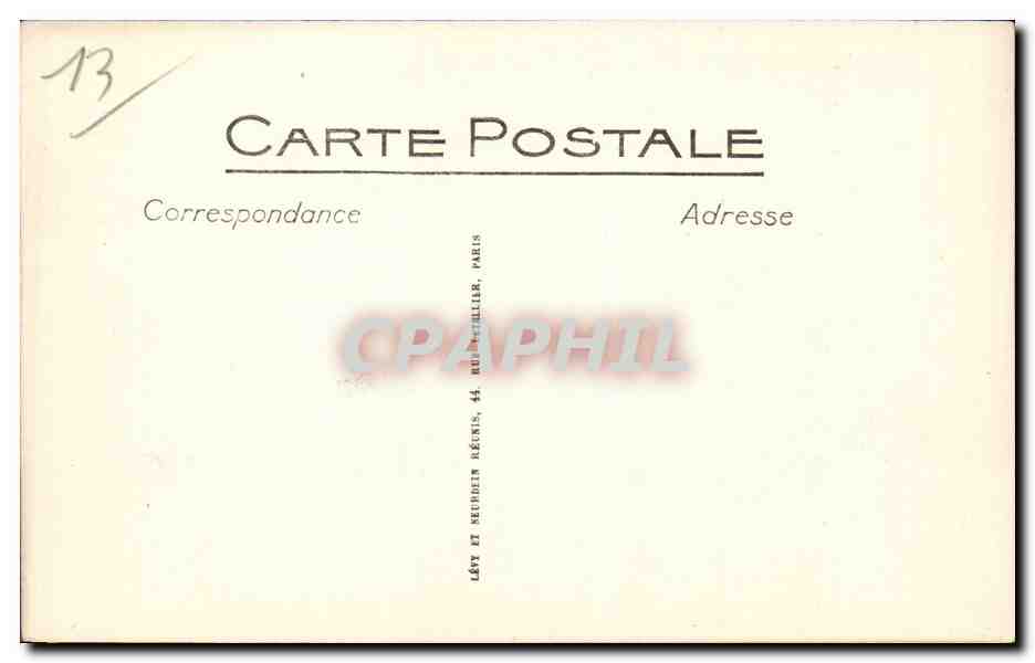 Marseille - Exposition Coloniale 1922 - L'Afrique Occidentale CPA  — Verso