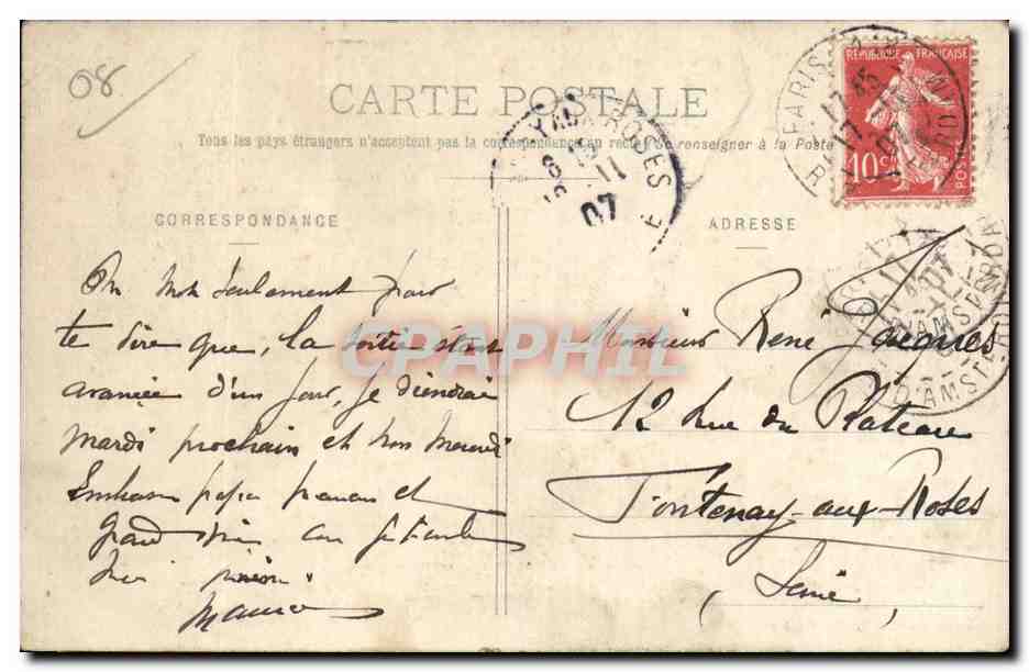 Charleville - Mezieres - La Gare - CPA  — Rückseite