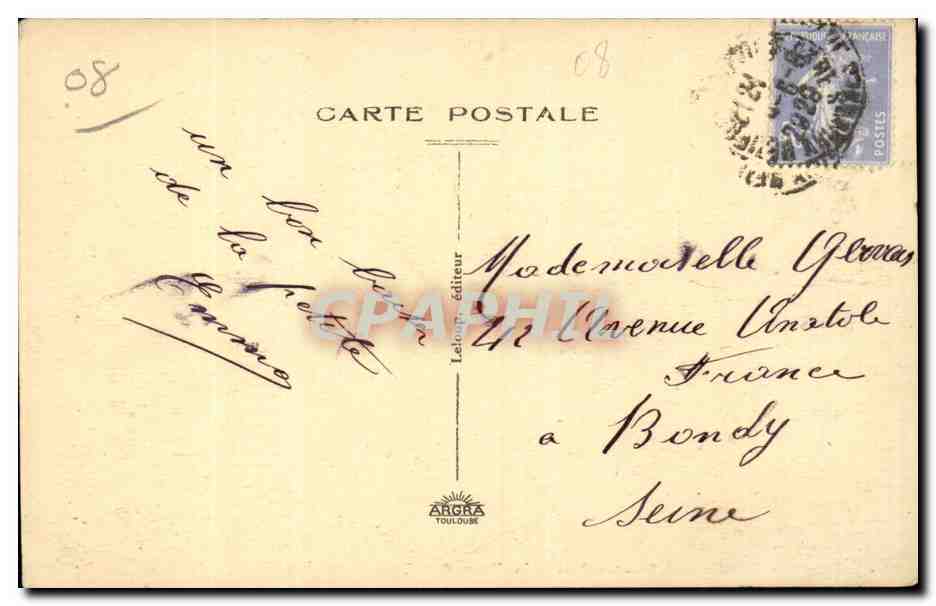 Mezieres - La Meuse et le Quai du Sepulcre - CPA  — Rückseite