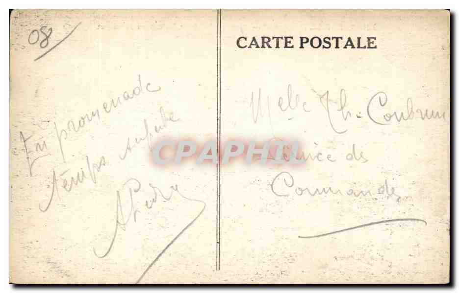 Charleville - Une courbe de la Meuse au Moulinet - CPA  — Rückseite