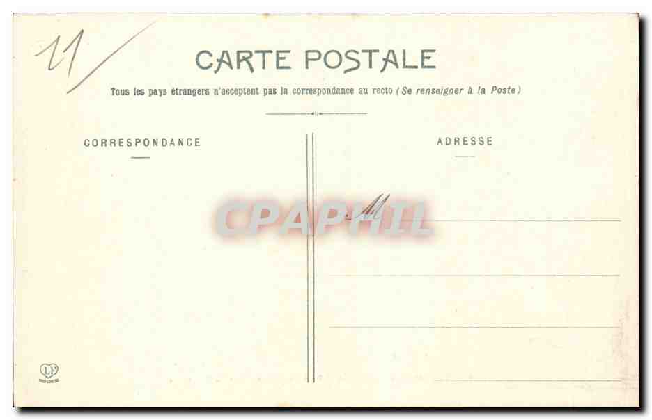Axat - Ruines du Vieux Chateau - CPA  — Rückseite