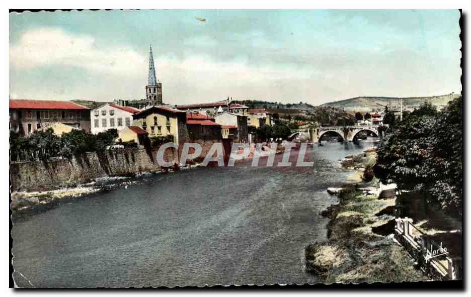 Limoux - Le Vieux Pont sur L'Aude - CPA 