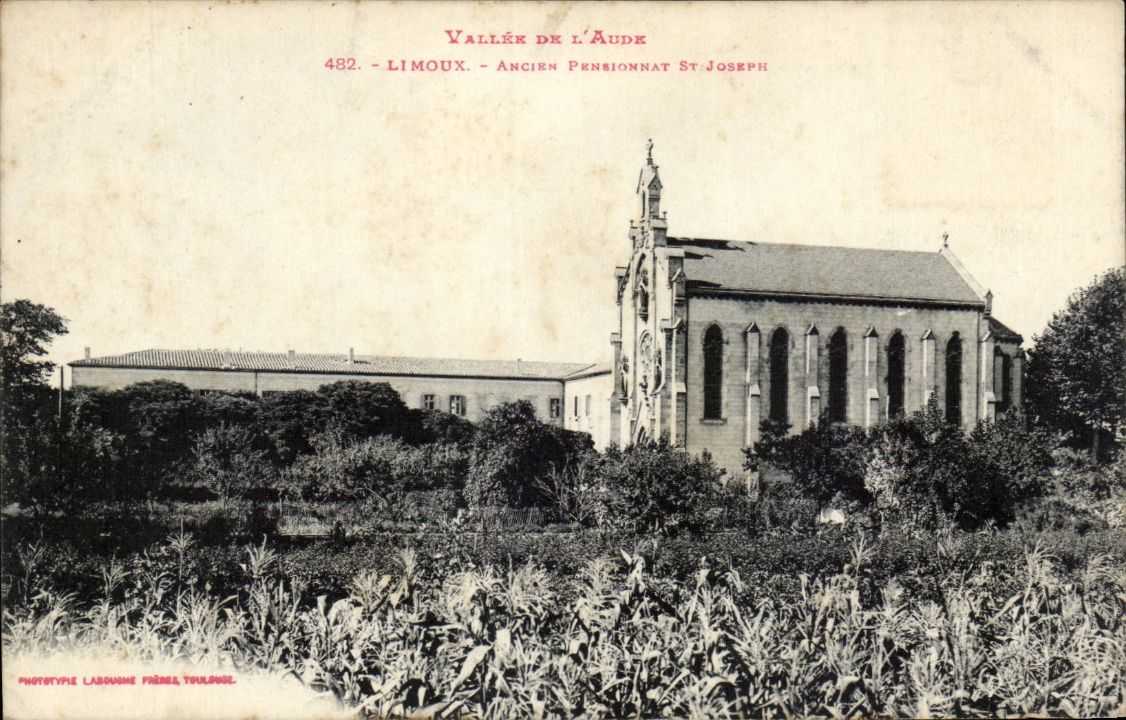 Limoux - Ancien pensionnat Saint Joseph - CPA 