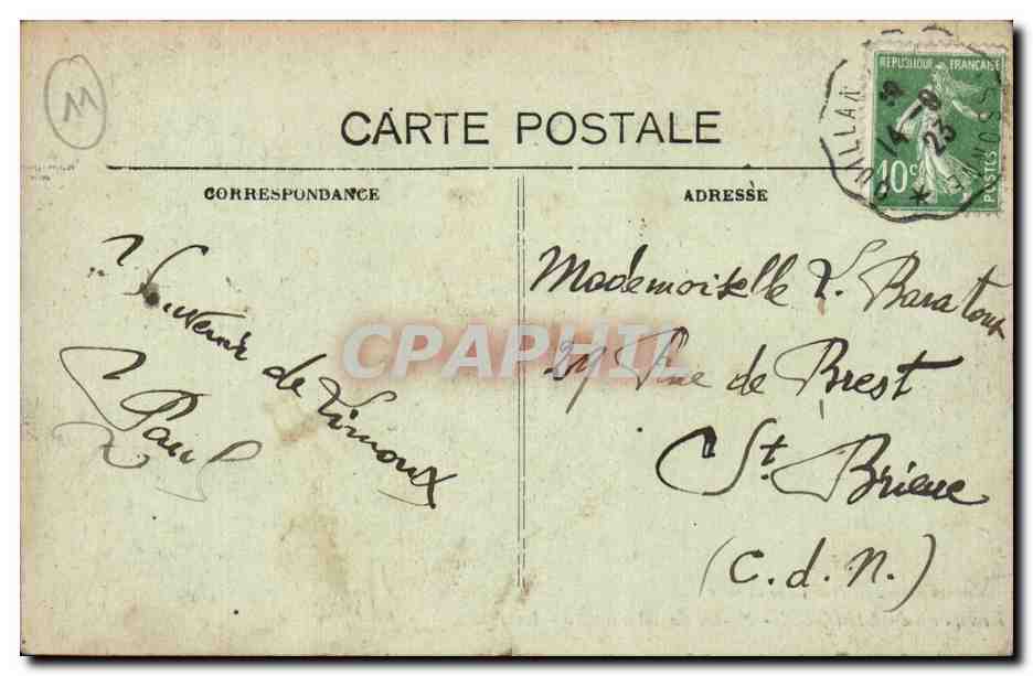 Environs de Limoux - Notre Dame de Marceille - Le Parc - CPA  — Rückseite