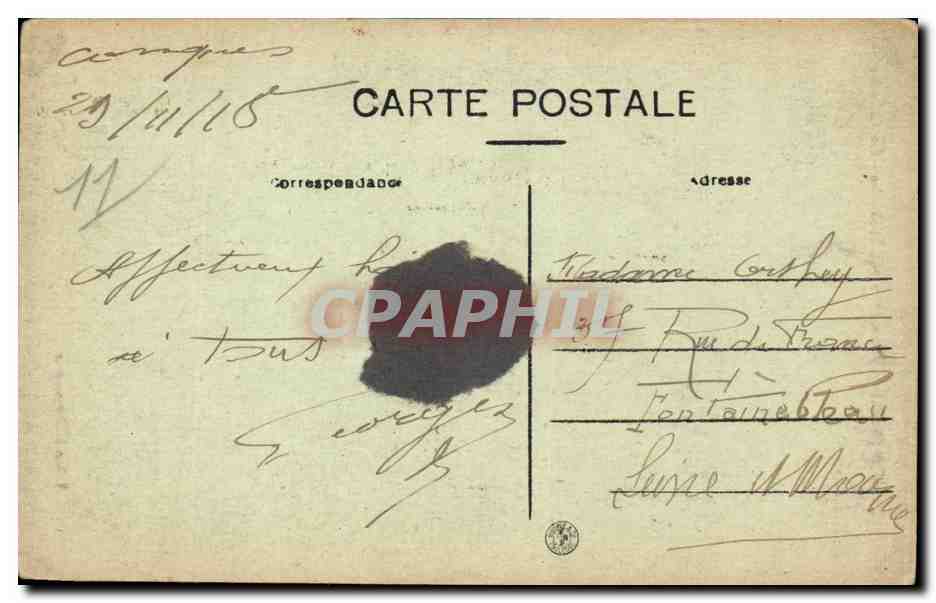 Conques - Notre Dame de la Gardie - Le Calvaire - CPA  — Rückseite