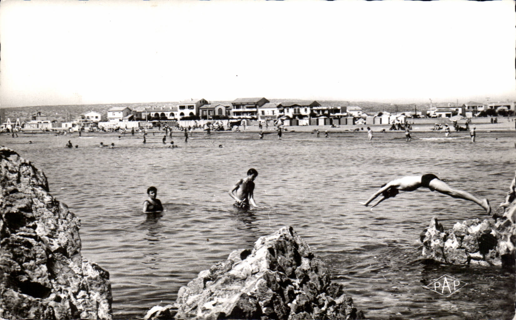 Port la Nouvelle - L'Heure du Bain - CPA 
