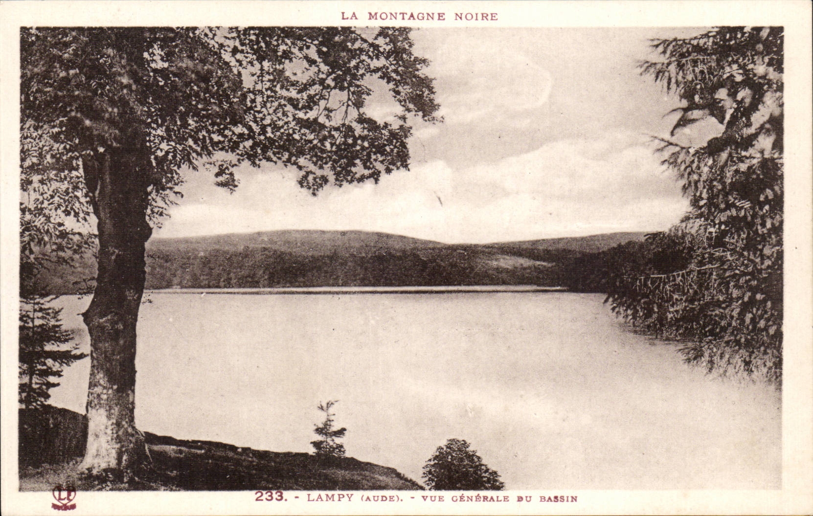 Die Schwarze Berg — Allgemeiner Blick auf den See — Lampy (Aude), Nr. 233