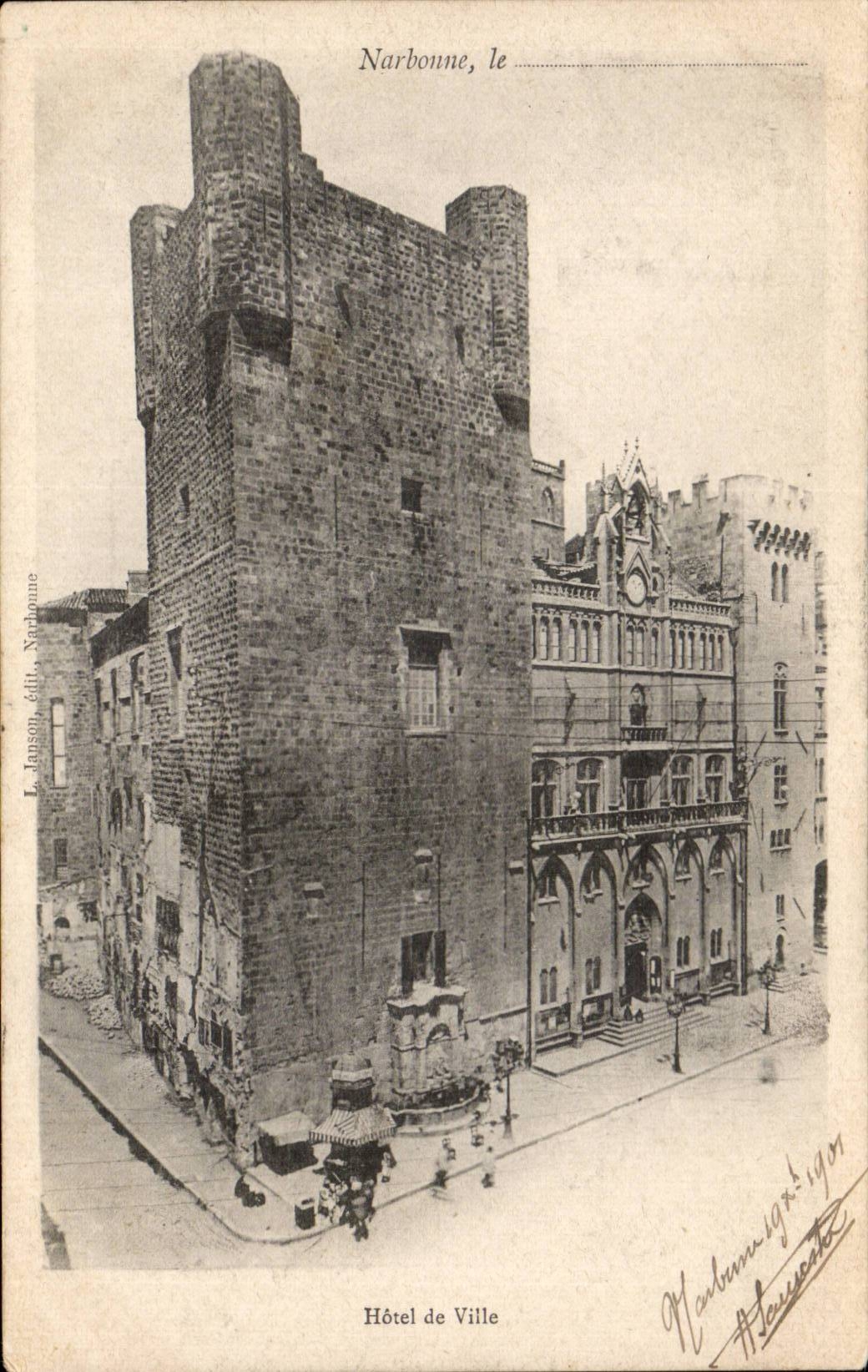 Narbonne - Hotel de Ville - CPA 