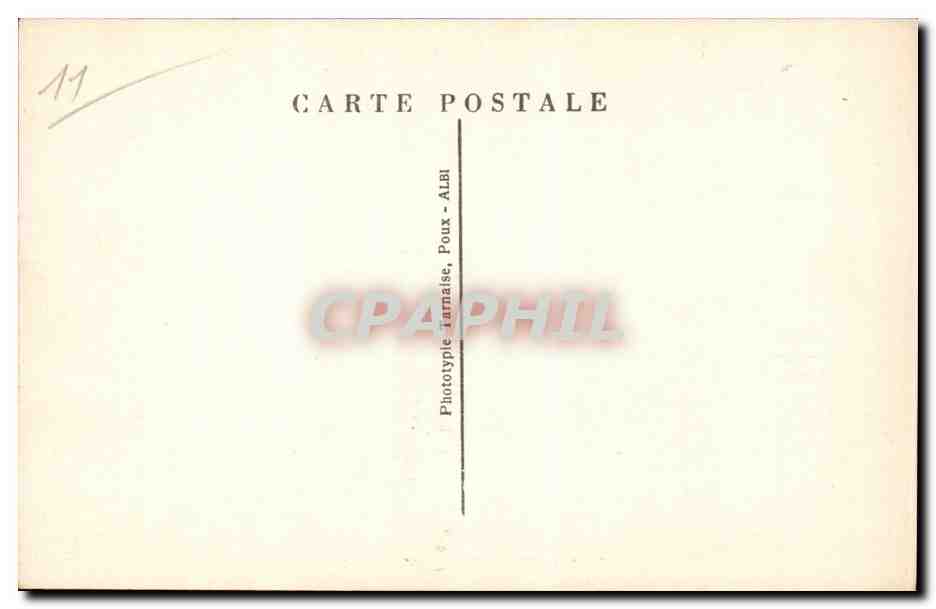 Narbonne - Hotel de Ville - CPA  — Rückseite