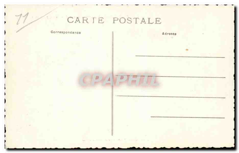 Carcassone - Vue Generale de la Ville Basse - CPA  — Rückseite