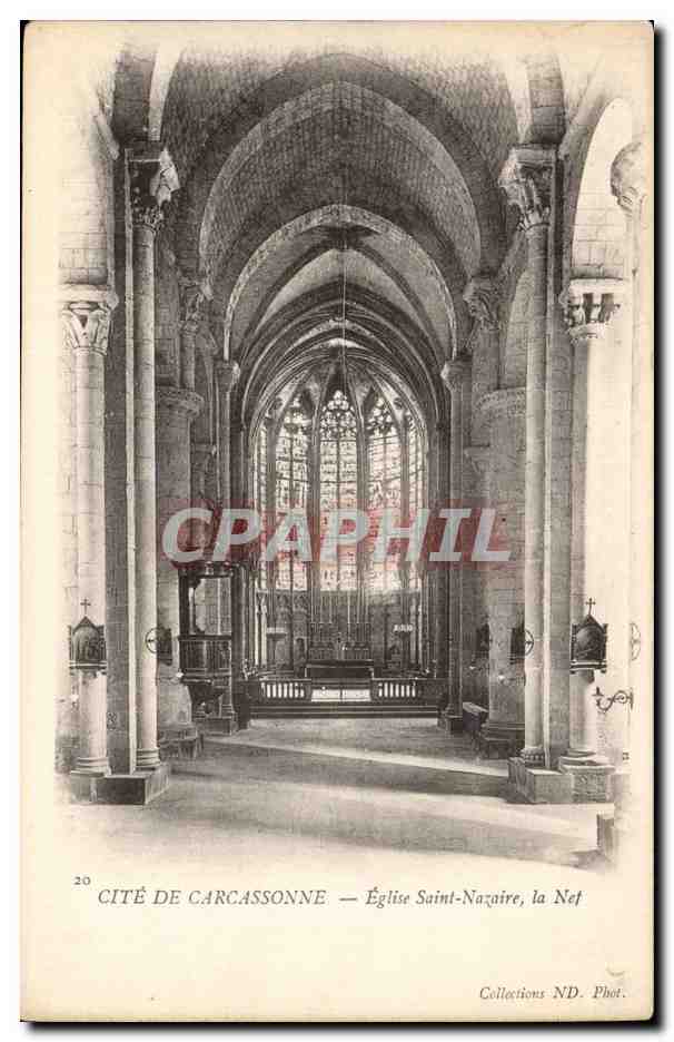 Carcassone - Eglise Saint Nazaire - CPA 