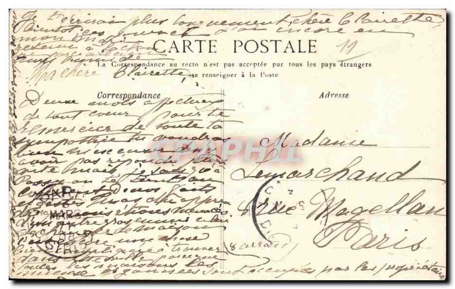 Carcassonne - La croisade Le champ de Bataille - CPA  — Rückseite