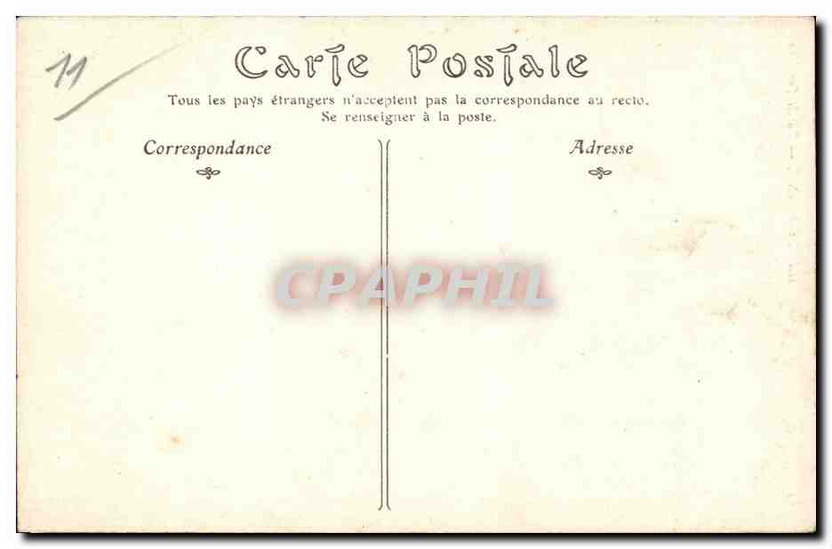 Carcassonne - Vieille Fontaine - CPA  — Rückseite