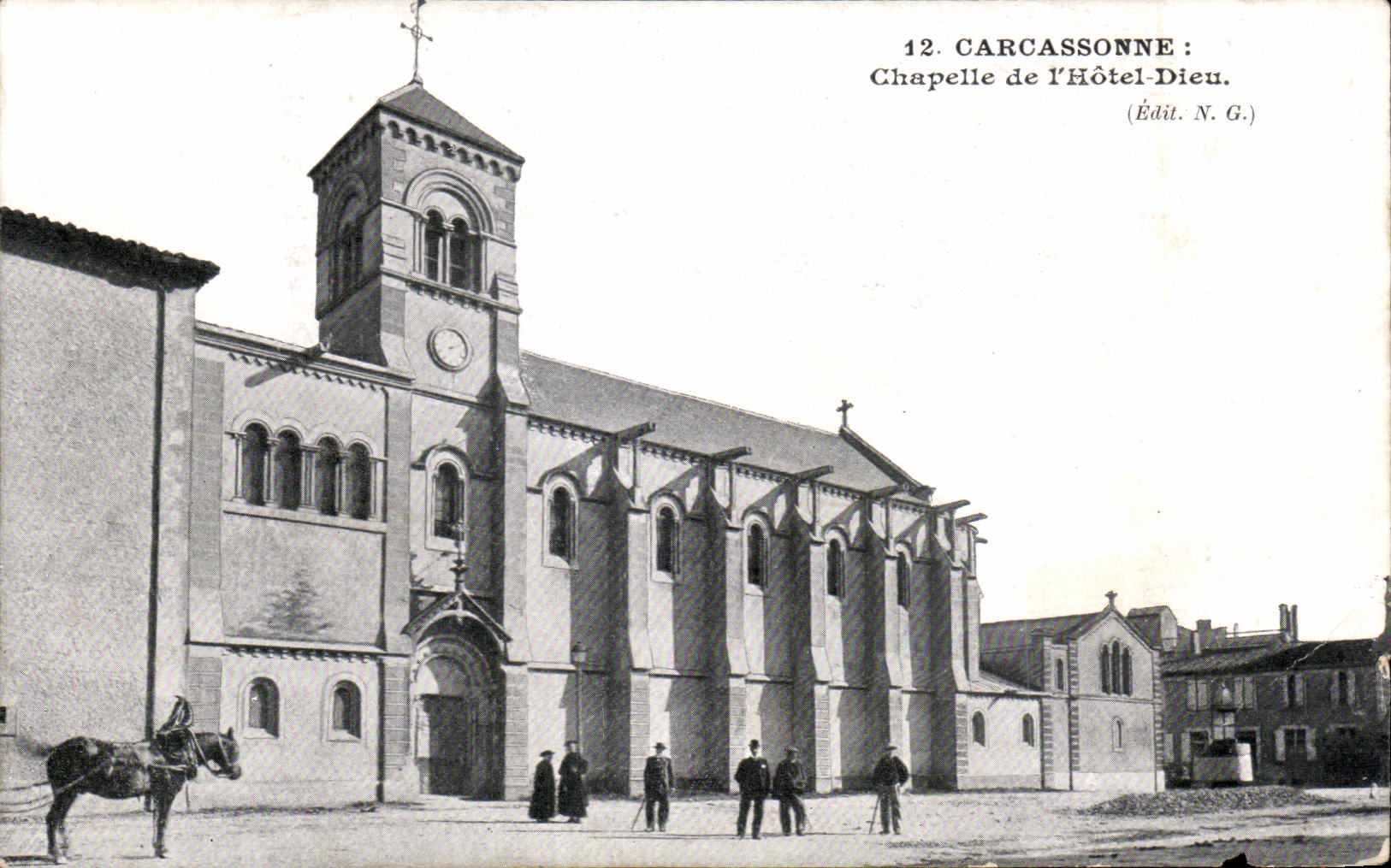 Carcassonne - Chapelle de l'Hotel Dieu - CPA 
