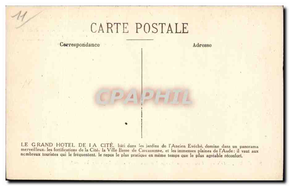 Carcassonne - La Porte Narbonnaise et la Tour du Tresaut Soldats militaria - CPA  — Rückseite