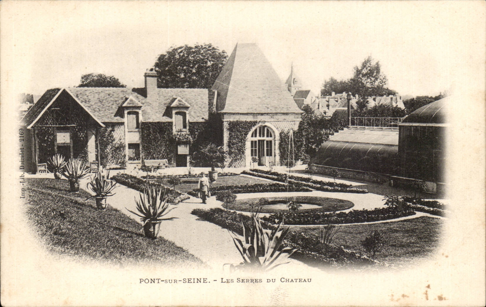 Pont sur Seine - Les Serres du Chateau - CPA 