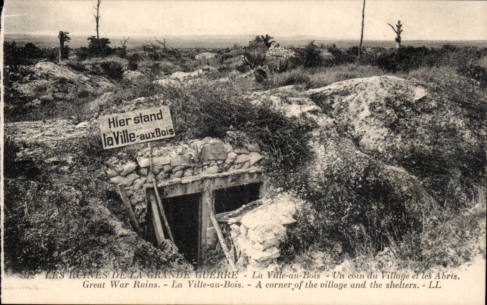 La Ville au Bois - Ruines du Village - Les Ruines de la Grande Guerre - CPA 