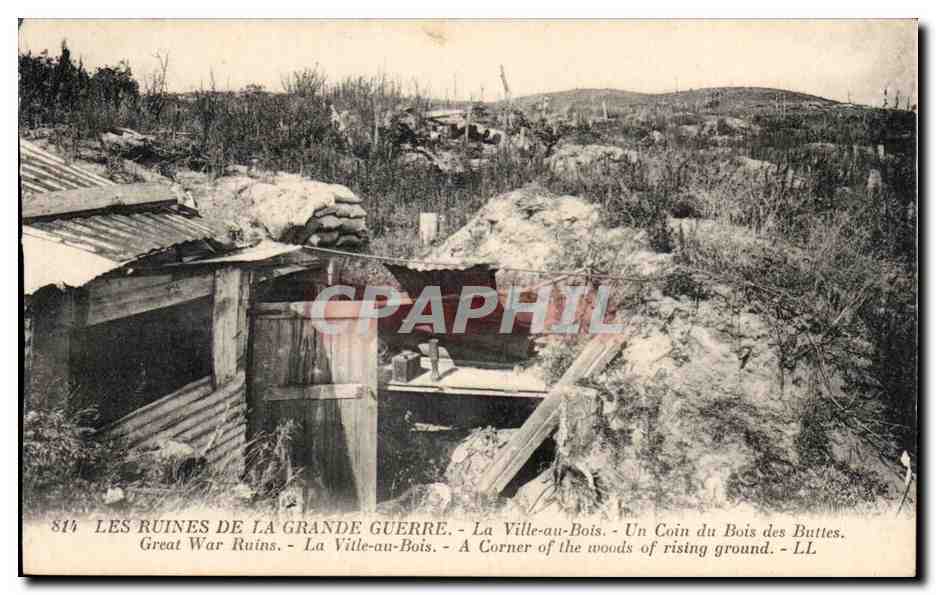 Les Ruines de la Grande Guerre — La Ville-au-Bois — Éditeur Lévy et Neurbin, n° 814