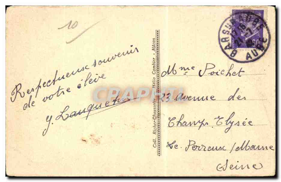 Bar-sur-Aube (Aube) — Chapelle dédiée à Ste-Germaine sur la Montagne — éditeur Cim — Reverso