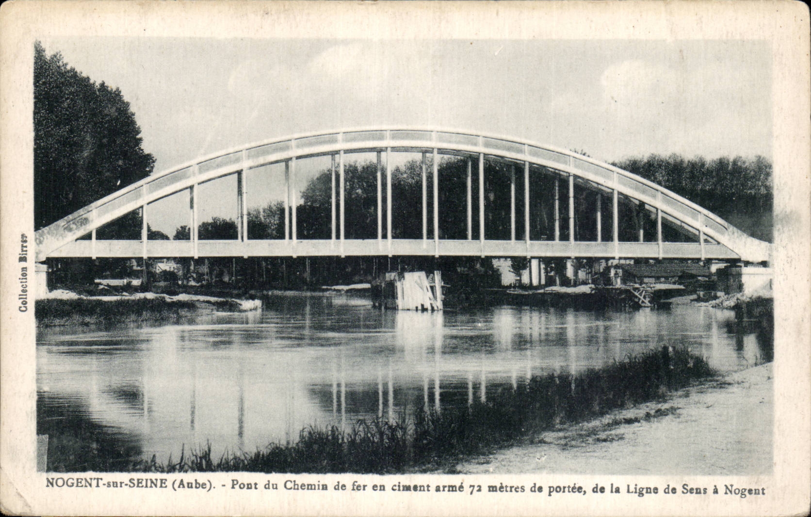 Nogent sur Seine - Pont de Chemin du Fer - CPA 