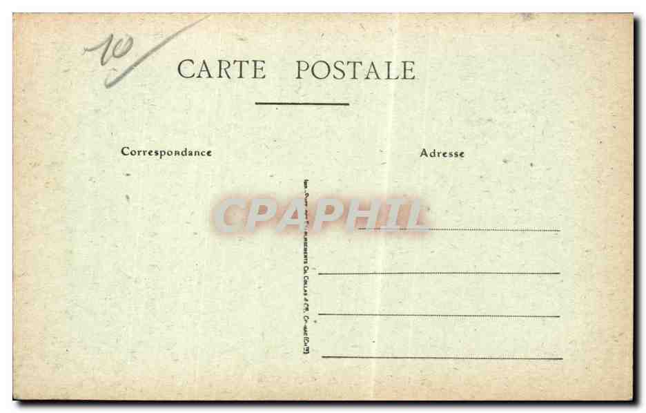 Villemaur - Jube en bois sculpte - CPA  — Rückseite