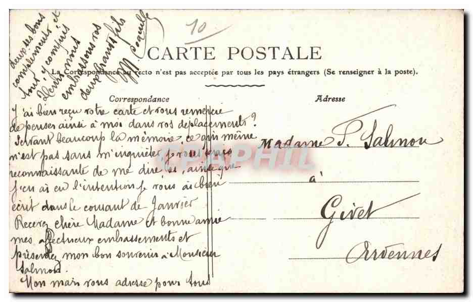 Rosnay l'Hopital - Chateau - Vue prise du Parc - CPA  — Back