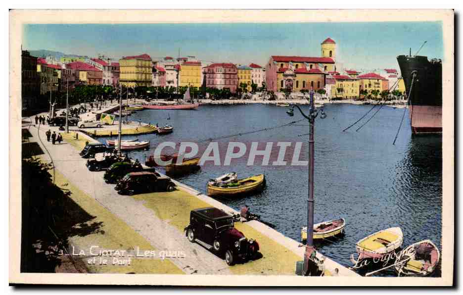 La Ciotat- Les Quias et le Port - CPA 