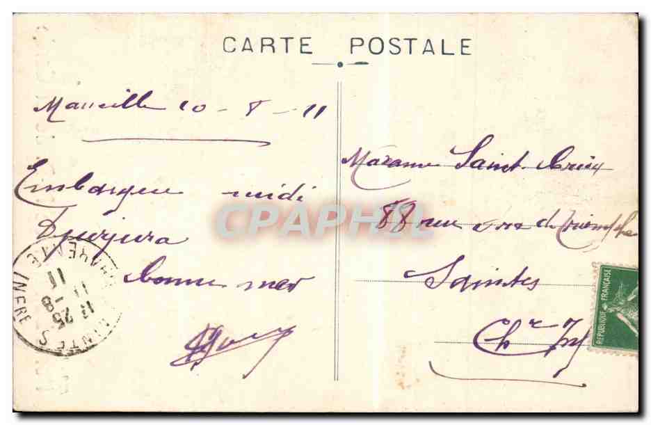Porte-Bonheur de N.-D. de la Garde — éditeur EL, n° 359 — Reverso