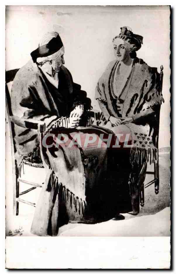 Fantaisie - Femme - Folklore - En Provence - La Causette - - CPA 