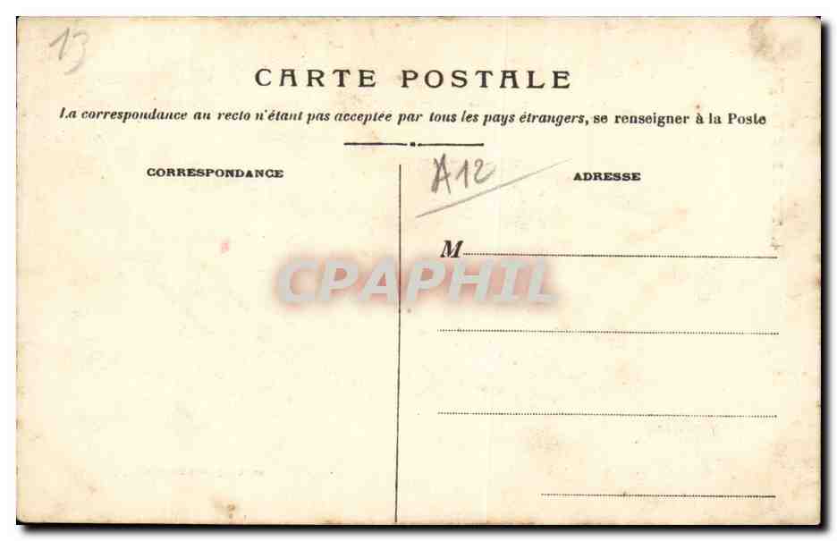 Folklore - Costumes - Type Provencal - En Provence - Femme - CPA  — Verso