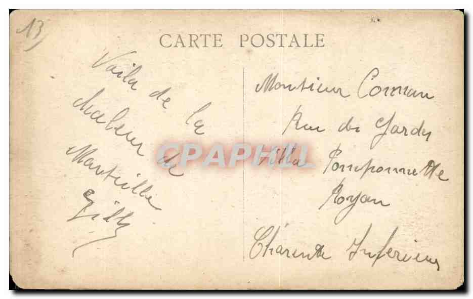 Oh? Ces Meridionaux? Humour - Illustration - La Neige - CPA  — Rückseite