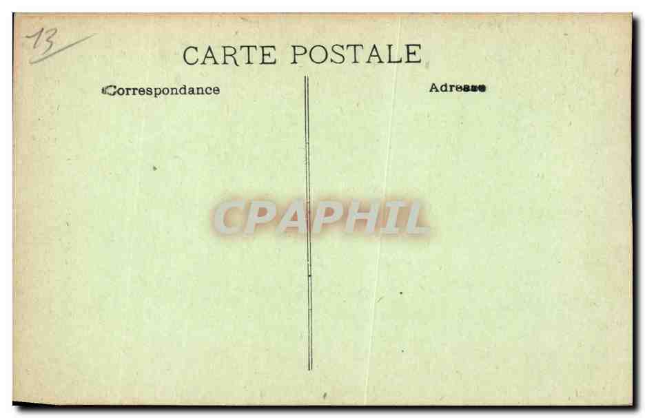Marseille Chateau d'If Revolution de 1793 - CPA  — Rückseite